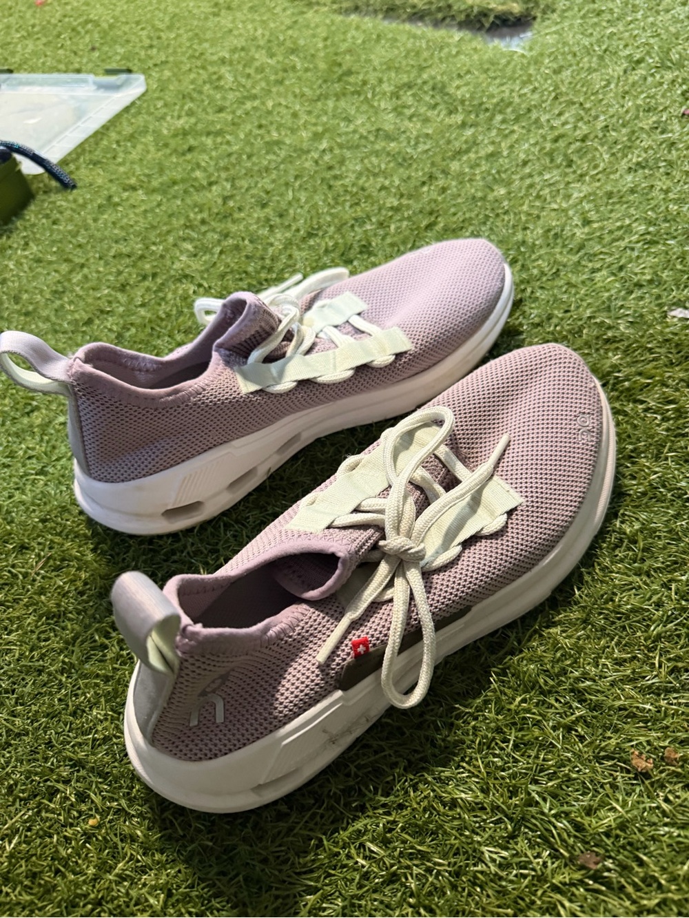 Women’s Lightweight Knit Sneakers in Light Purple - Casual Comfort